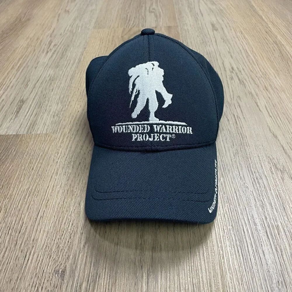 Under Armour Hat Cap Black Wounder Warrior Project Snapback One Size Army
